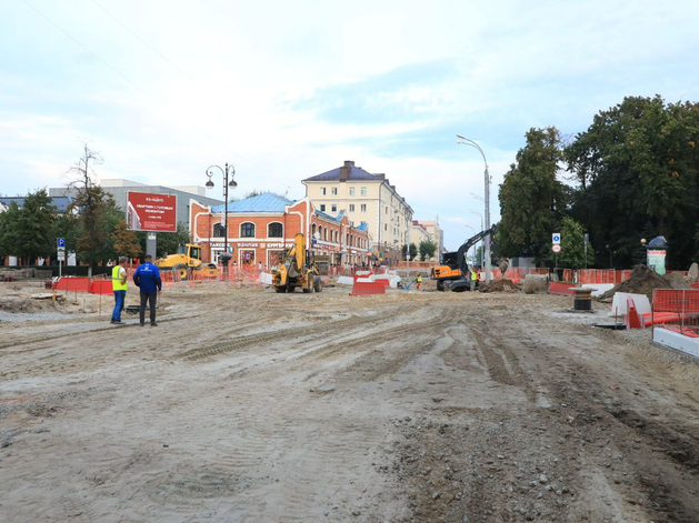 Власти Тюмени обещают открыть перекресток Ленина и Первомайской до 1 сентября