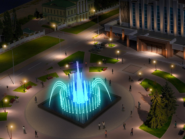 Светомузыкальный фонтан запустят в центре Тюмени ко Дню города Светомузыкальный фонтан запустят в центре Тюмени ко Дню города