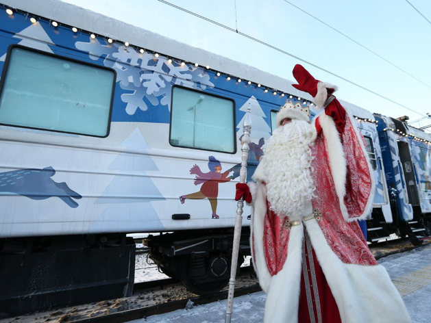 Тюмень включили в расписание новогоднего поезда Деда Мороза