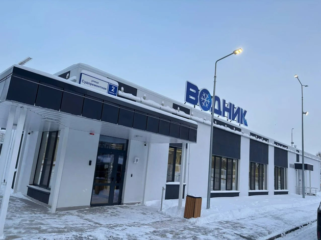 Типовой крытый каток на улице Судоремонтной в Тюмени достроили Типовой крытый каток на улице Судоремонтной в Тюмени достроили